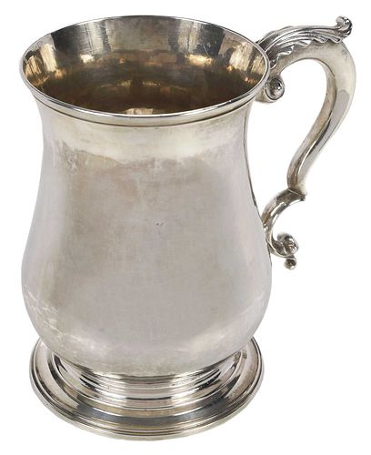 GEORGE III ENGLISH SILVER MUGLondon  371e7d