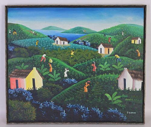 J SANON (HAITIAN, 20TH C.)J Sanon