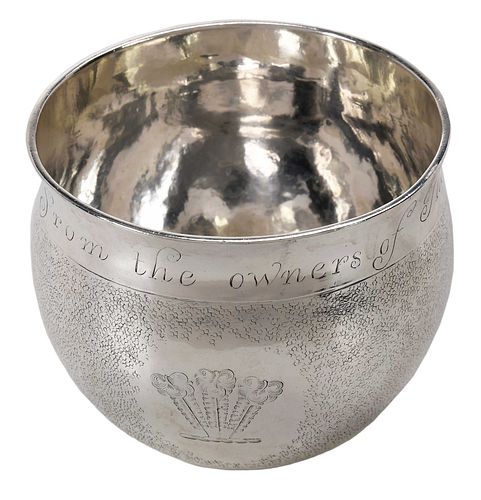 CHARLES II ENGLISH SILVER TUMBLER