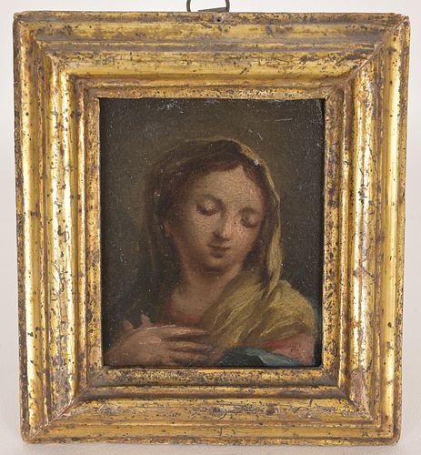 ITALIAN 18TH CENTURY MADONNA OIL 371ef0