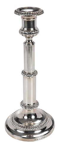 GEORGE III ENGLISH SILVER TELESCOPING