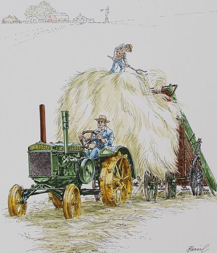 BASIL SMITH (B 1925) JOHN DEERE TRACTOR