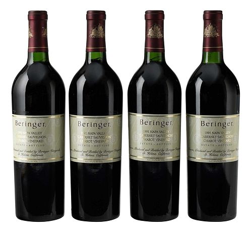 FOUR BOTTLES 1991 BERINGER VINEYARDS