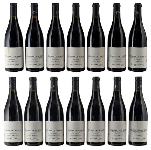 14 BOTTLES 2005 DEUX MONTILLE CHAMBOLLE-MUSIGNY