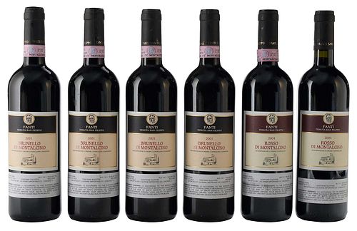 SIX BOTTLES 2001 AND 2004 TENUTA