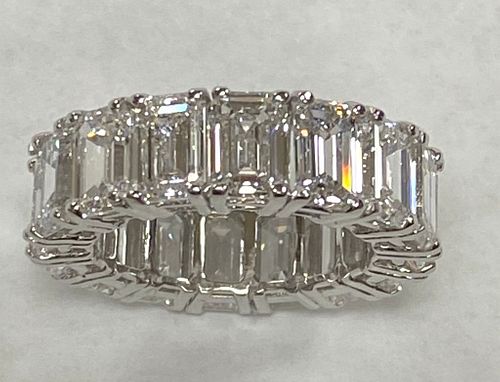 11 70CT EMERALD CUT DIAMOND ETERNITY 372071