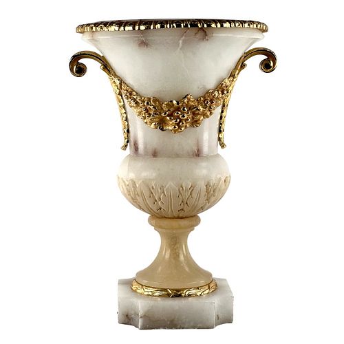 FRENCH STYLE ALABASTER GILT BRONZE 372078