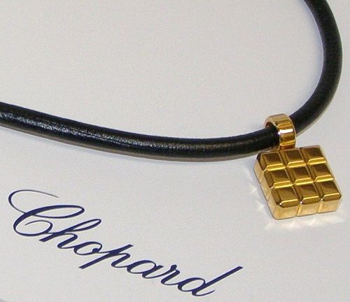 NEW CHOPARD 18K YELLOW GOLD “ICE