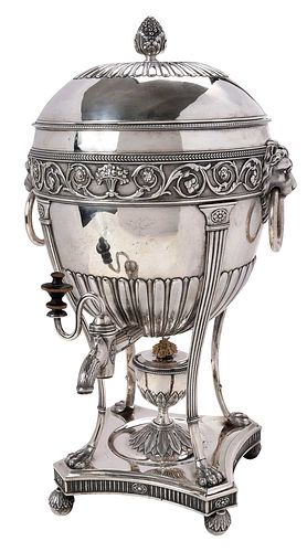 GEORGE III ENGLISH SILVER HOT WATER 372169