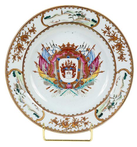 CHINESE EXPORT PORCELAIN ARMORIAL 37219a