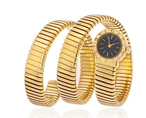 BVLGARI 18K GOLD SERPENTI VINTAGE 3721af