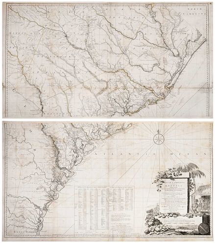 DE BRAHM/FADEN - MAP OF SOUTH CAROLINA,