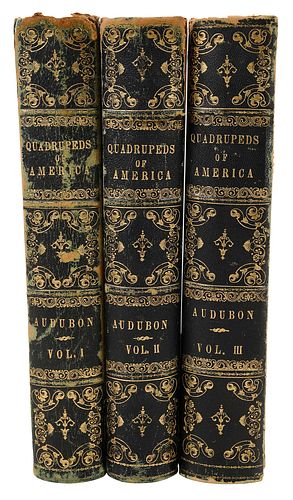 THREE VOLUMES QUADRUPEDS OF NORTH 372275