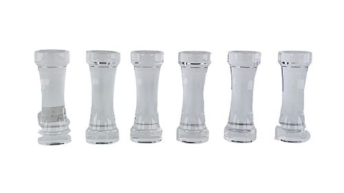 CRISTAL SAINT-LOUIS SET OF 6 PORTE