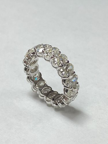 7 55CT OVAL SHAPE DIAMOND ETERNITY 372321