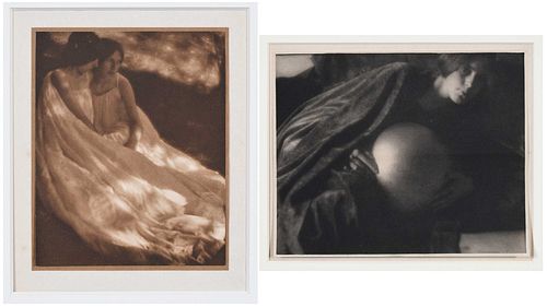 TWO PHOTOGRAVURES BY GEORGE SEELEYGeorge 37233a