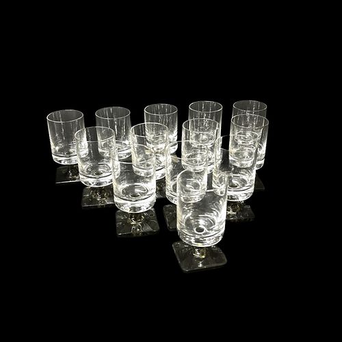  13 THIRTEEN ART GLASS SHOT GLASSES 13  3723d4