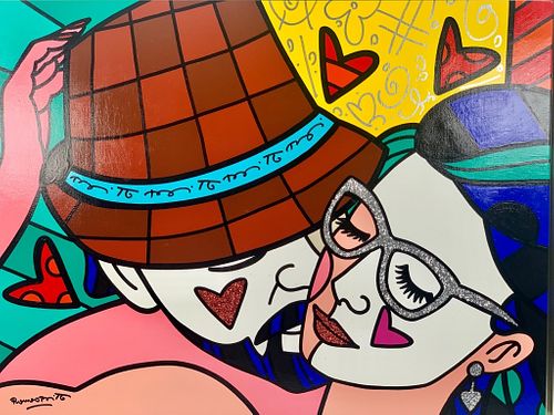 ROMERO BRITTO - LOVED - ORIGINAL