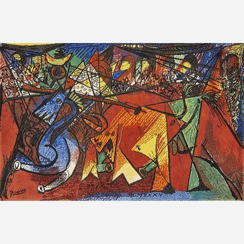 PABLO PICASSO RUN OF THE BULLS 372462