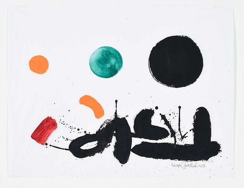 ADOLPH GOTTLIEB(New York, 1903-1974)

Untitled,