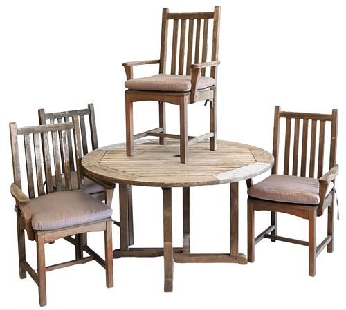 FIVE PIECE KINGSLEY BATE TEAK OUTDOOR 374c4d