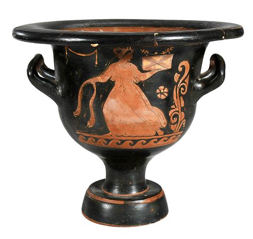 APULIAN RED FIGURE BELL KRATERGreek  374cc3