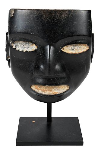 TEOTIHUACAN CEREMONIAL STONE MASKMexican  374d07