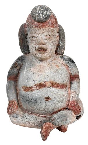 MEXICAN OLMEC STYLE ROTUND HOLLOW 374d2d