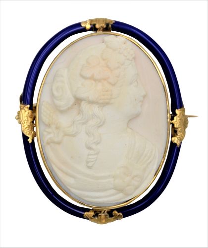 VICTORIAN CORAL CAMEO BROOCHVictorian 374d70