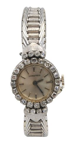 LONGINES 18 KARAT WHITE GOLD LADIES 374d9b