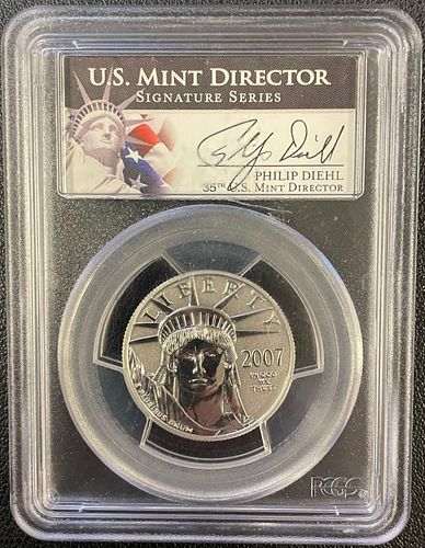 2007 W PCGS PR69 $50 STATUE OF