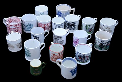 19 STAFFORDSHIRE HISTORICAL MUGS19 374df9