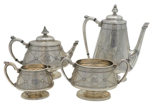 ROBERT HENNELL FOUR PIECE STERLING