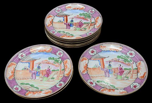SET OF 11 CHINESE EXPORT PORCELAIN 374e41