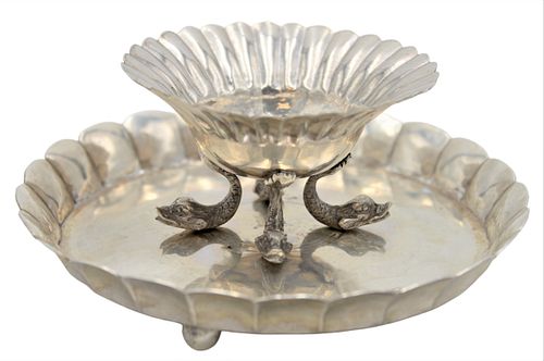 STERLING SILVER TIERED DISH FOR