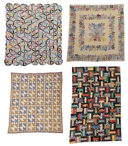 FOUR AMERICAN QUILTScomprising: