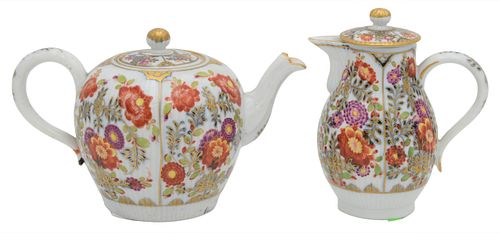 TWO PIECE MEISSEN PORCELAIN GROUPTwo