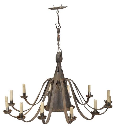 AMERICAN TOLE 12 LIGHT CHANDELIERprobably 374f5b