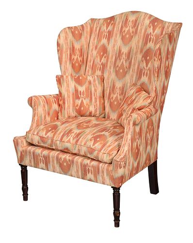 FEDERAL STYLE UPHOLSTERED MAHOGANY