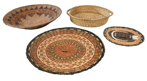 FOUR SOUTHWESTERN BASKETS20th century,