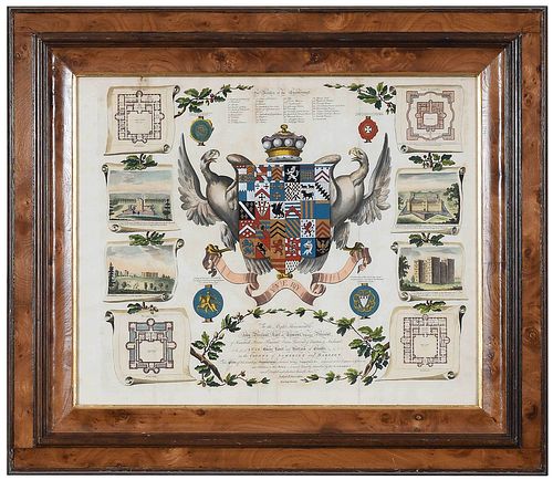 JOSEPH EDMONDSON HERALDRY ENGRAVING British  375001