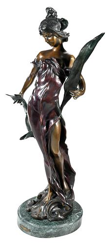 PIERRE ROCHE BRONZE(French, 1855-1922)

Diana,