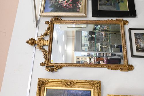 PAIR OF CARVED GILT FRENCH MIRRORSPair