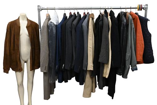 FULL RACK OF MEN S JACKETS VESTS 375189