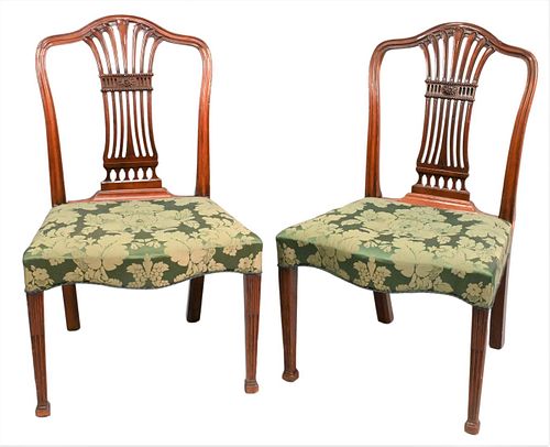 PAIR OF GEORGE IV MAHOGANY SIDE 3751b0