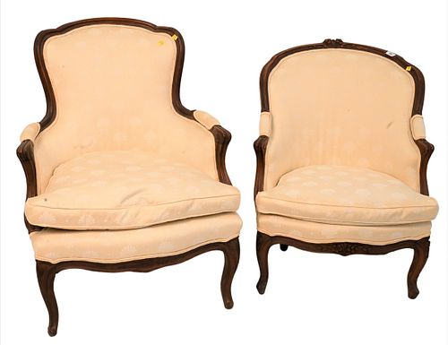 TWO LOUIS XV STYLE BERGERESTwo 375213