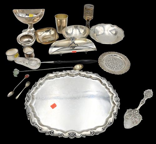 TRAY LOT OF CONTINENTAL SILVERTray