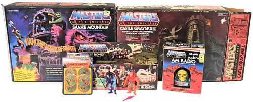 FIVE PIECE MATTEL MASTERS OF THE UNIVERSE