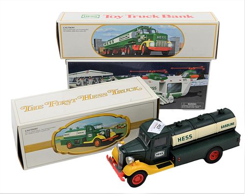 LARGE COLLECTION OF HESS TOY TRUCKSLarge