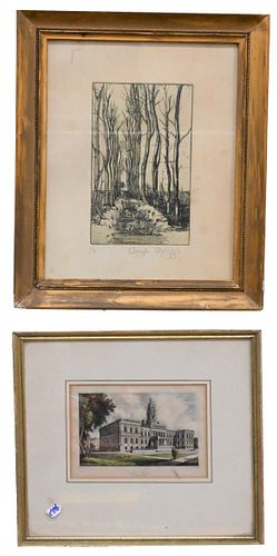 LARGE GROUPING OF 14 PRINTS LITHOGRAPHS  3752dc